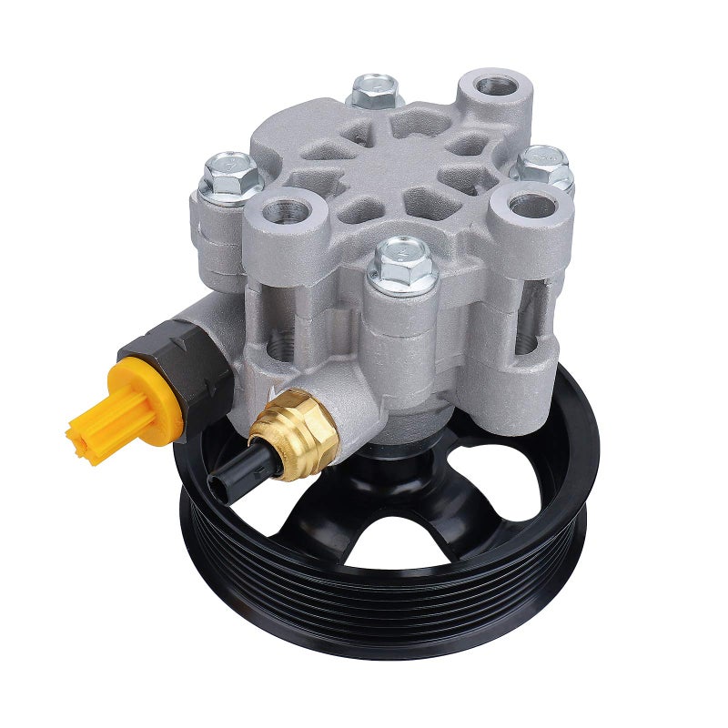 IRONTEK مضخة توجيه الطاقة IRONTEK 21-5447 تناسب 2007 2008 2009 لسيارة لكزس RX350 3.5L، 2005 2006 2007 2008 2009 2010 2011 2012 2013 2014 2015 لسيارة تويوتا تاكوما 4.0L مضخة مساعدة للطاقة 21-5447 مع بكرة - Image 3